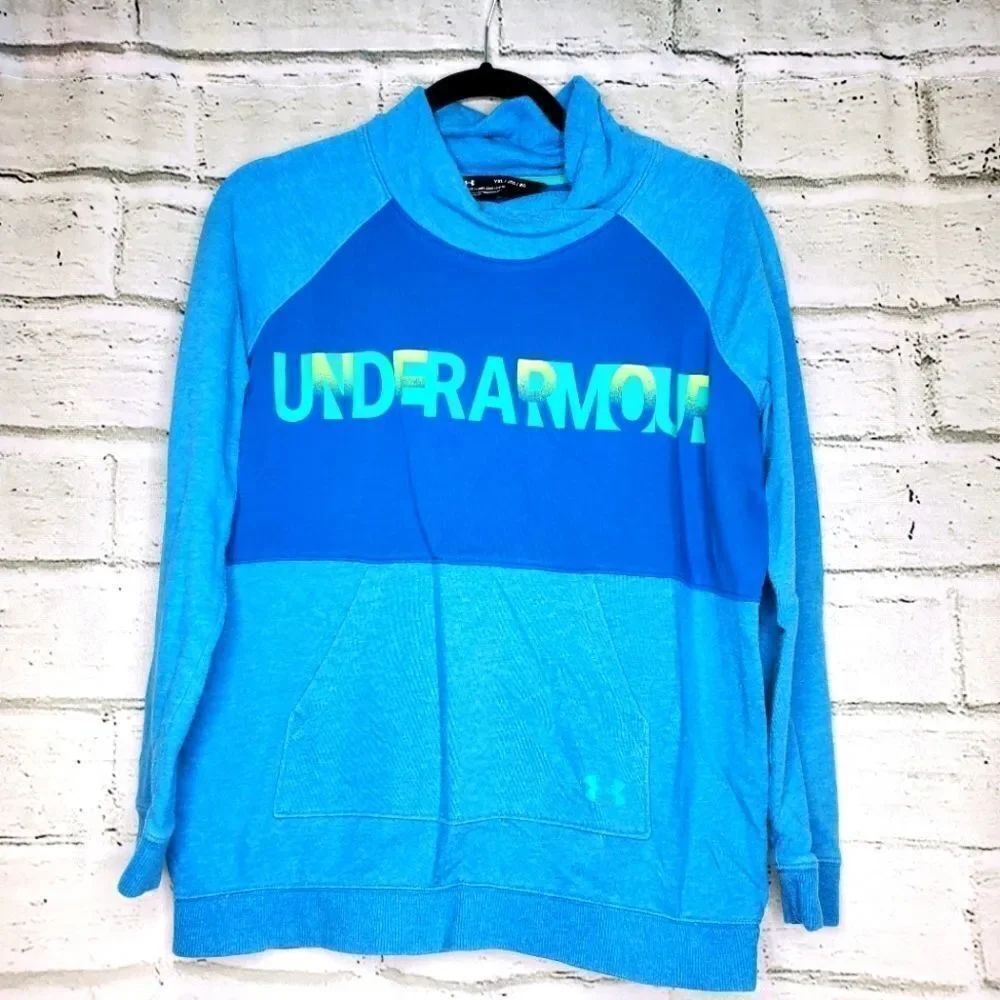 Under Armour Youth XL girls blue sweatshirt